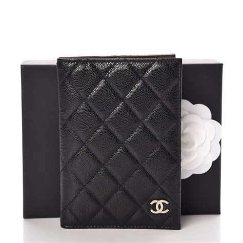 passport case chanel|Chanel Caviar Passport Case .